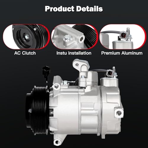 Image of CCIYU AC Compressor w /Clutch for INFINITI EX35 3.5L 2008-2009