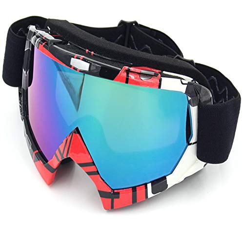 Lunettes de ski HD unisexe pour la planche à neige et la motoneige en haute montagne