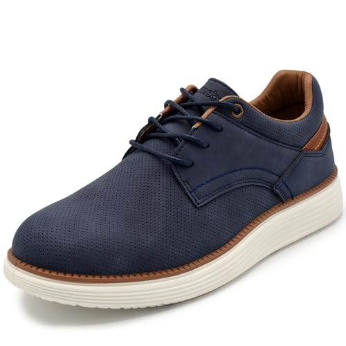 Image of AKADEMIKS Mens Dayton Oxford, Comfortable Footwear for Formal and Casual Wear