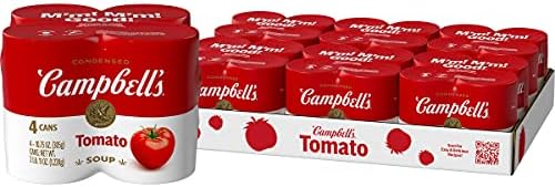 Campbell's Condensed Tomato Soup, 10.75 oz. Can, 4 Count (Pack of 6)