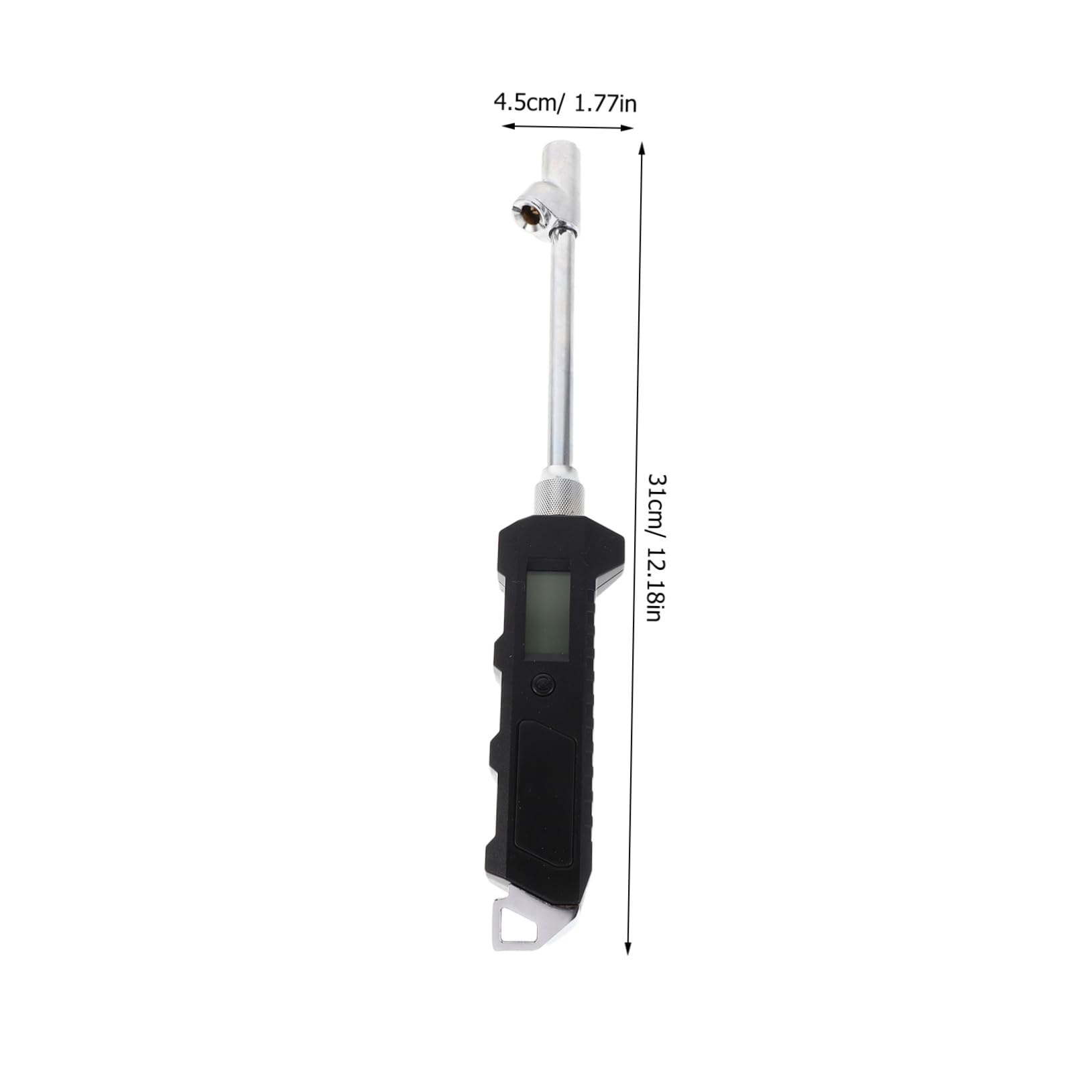 Hemobllo Manomètre de Pression Numérique Portable Double Tête avec Affichage LCD Rétroéclairé Jauge de Pression Précise pour Pneus de Voiture Camion et Design et Compact pour Voyage