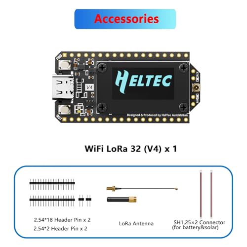 Routeur Heltec WiFi Lora 32 V4 GPS SX1262 LoRaWAN OLED