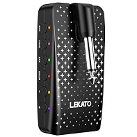 🎸Customisable and storable presets: The guitar headphone amp offers 14 classic amplifier models and 14 effects (including reverb, delay and modulation, each with an adjustable parameter) and 5 tone levels that allow the customer to create their own f...