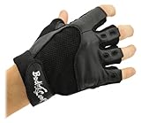 Bad Company Fitness Handschuhe Elegant Snake I Trainingshandschuhe aus Leder I Inkl. Klettverschlüssen (24 cm - 26 cm Handteller Umfang (XXL))