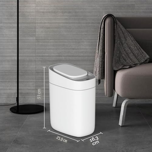 Contenedor de basura con sensor de movimiento para evitar contacto en baño 2