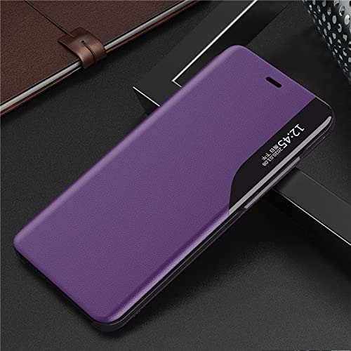 Étui Clear View pour Samsung S20 FE Violet - Housse Rabat en Cuir avec Support BSAPP