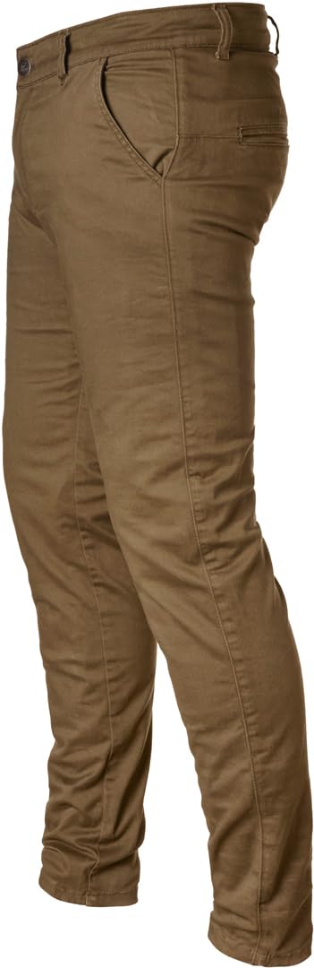 GMS Chino Atheris Tekstylne spodnie motocyklowe, oliwkowy, 34/34