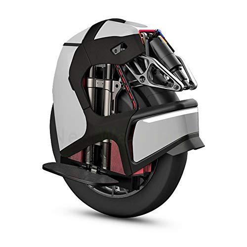 KINGSONG KS-S18 Ciclomotore elettrico, adulto, bianco, motore 2200W, autonomia fino a 100 km, velocità limitata a 25 km/h, pneumatici gonfiabili da 18", altoparlante e Bluetooth