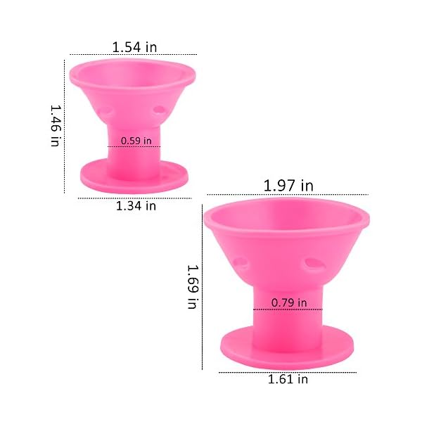 40-Pcs-Pink-Magic-Hair-Rollers-Include-20pcs-Large-Silicone-Curlers-and-20pcs-Small-Silicone-Curlers JANYUN 40 Pcs Pink Magic Hair Rollers Include 20pcs Large Silicone Curlers and 20pcs Small Silicone Curlers