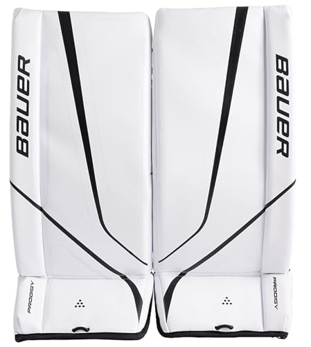 Rail de gardien de but hockey enfant Bauer GSX II Bambini blanc noir L24
