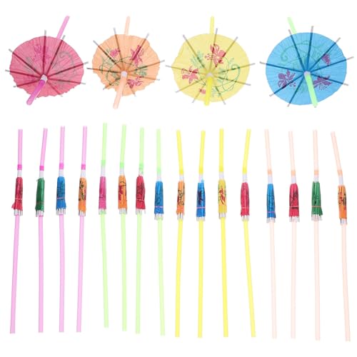Mikinona 100pcs Pitillos desechables flexibles de papel miniatura 1