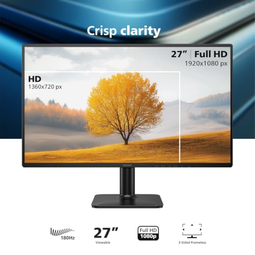 Image of Philips 27 inch Gaming Monitor FHD 180Hz Overlocked IPS HDR10, 27E2G2200