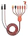 Tonton Universal Solargenerator Ladekabel, Solarladekabel für Solarpanel, Solargeneratoren & Tragbare Powerstation, Solar Stecker auf Adapter, Solarpanel Adapter 7in1
