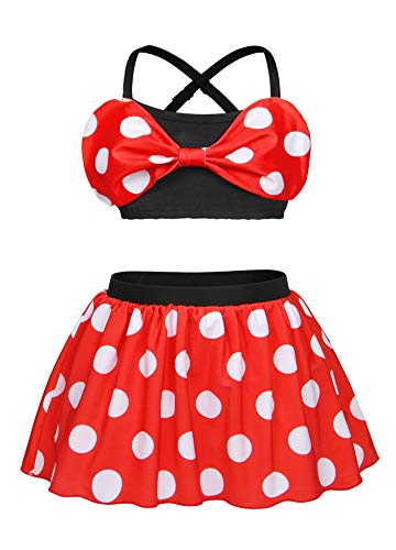Kantenia Bebê Roupas de Banho Meninas Polka Dots Bikini Roupa de Praia Terno de Banho Beachwear com