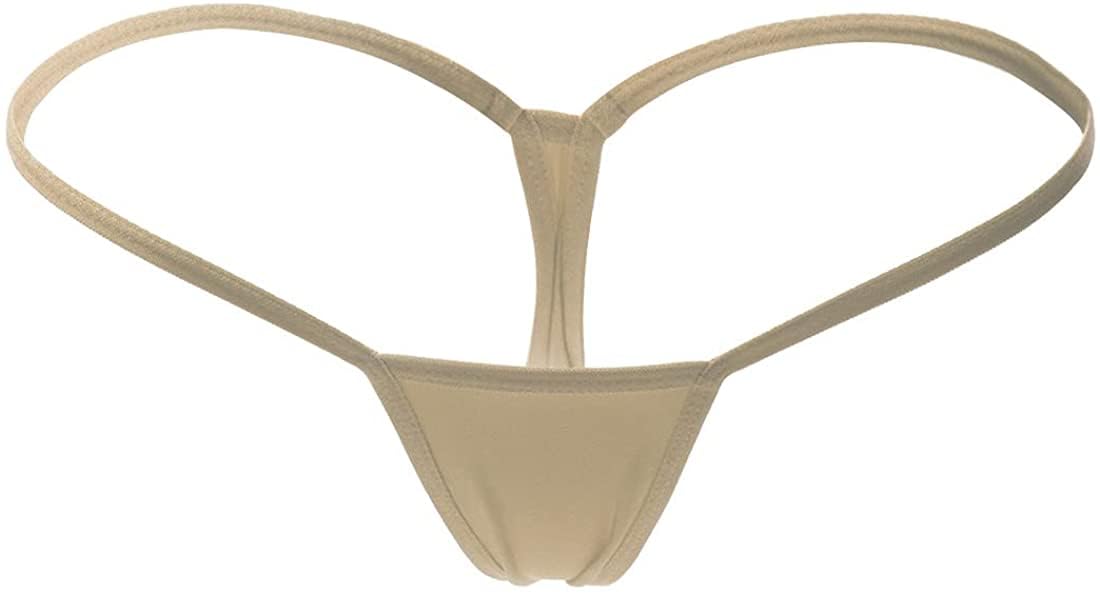 ETAOLINE Women's Low Rise Micro Back G-string Tiny Thong Panty