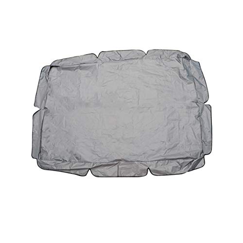 Vaguelly Portable Outdoor Swing Cover Waterproof Fade Stain Resistant Grey Easy Attachement Garden Furniture Shade