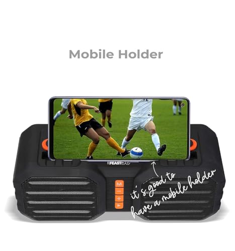 ZEBRONICS Sound Feast 50, 14 W Portable Speaker Supporting Bluetooth, Pendrive Slot, mSD Card, FM, Call Function (Black) - Image 3