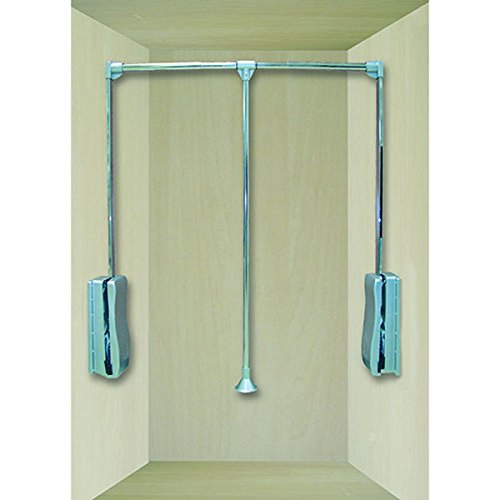 Protenrop Perchero abatible, 45-56 cm, Color Plateado Cover