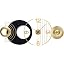 Black/Gold