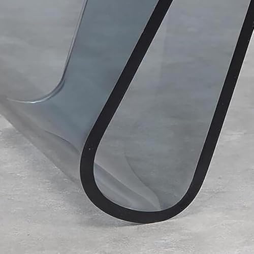 Table basse en acrylique avec rangement transparent pour salon