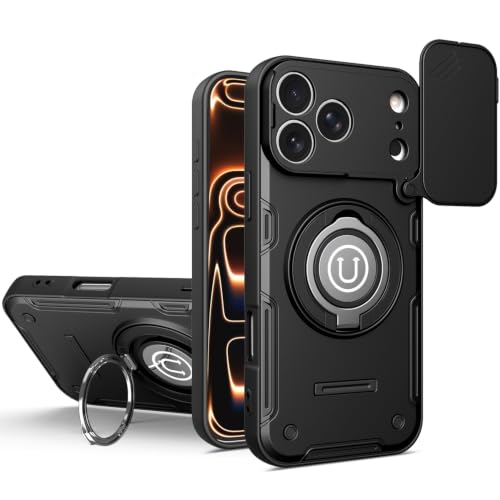 Protection iPhone 17 Pro blindée avec cache objectif coulissant et support vidéo