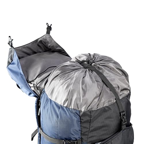 Image of TRIPOLE Expeak 60L Rucksack Bag for Men & Women | Front Opening, Laptop Compartment & Raincover | Trekking, Hiking & Backpacking