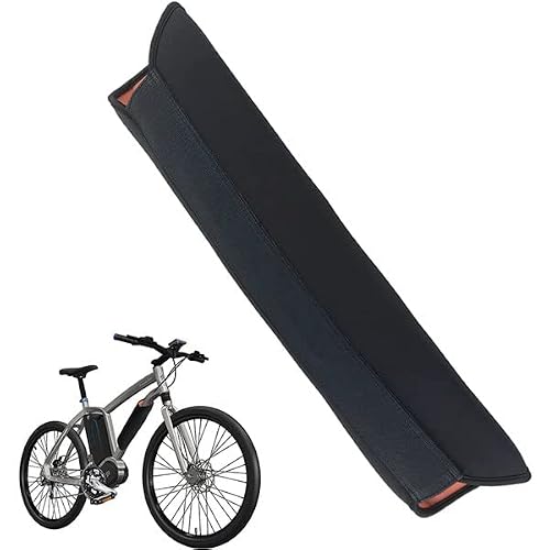 Tasche Waterproof Bag For Ebike Lithium Battery Upgrade Elastic Neoprene Dustproof Anti-Mud Cover Bicycle Accessories, Black #TOP17