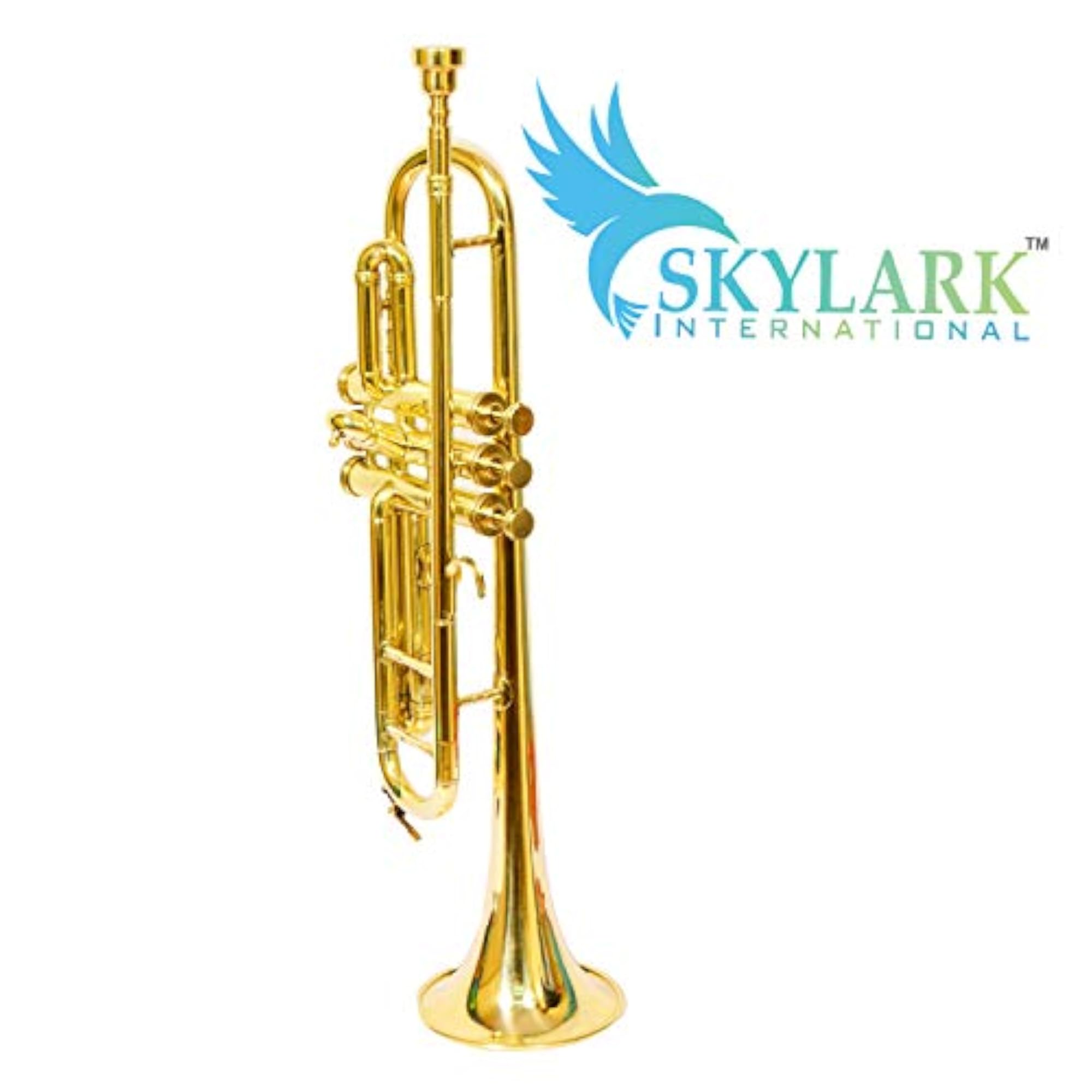 Brass Bb Trumpet with Hard Case and Mouthpiece