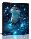 nanen Otter Wall Art Sea Otter Pictures
