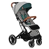 eicht und handlich: Mit dem Gewicht von nur 7,5 kg und den Abmessungen von H105 x B51 x T75 cm ist der Buggy leicht und handlich. Zusammengeklappt auf die Maße von H65 x B51 x T21 cm passt er problemlos in den Gepäckraum;