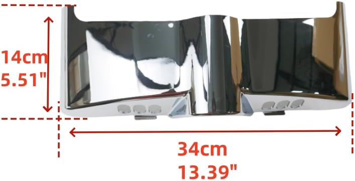 Motorcycle Inner Fairing Skirt For Harley Touring Electra Glide Street Glide 2014-2024 (Chrome)