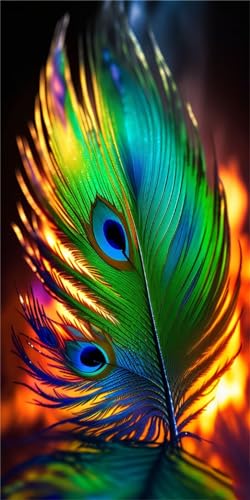 Kit complet diamond painting plume à offrir aux passionnés de loisirs créatifs diy