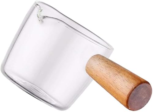 Miniatura 1 de DOITOOL Platos de salsa de soja, 2 platos de crema de vidrio, cuencos de salsa, preparación, barra de postre, cuencos con asa, taza de crema, mini