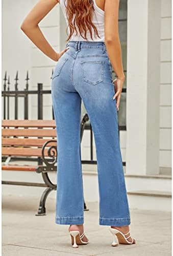 Women’s Flare Jeans High Waisted Wide Leg Baggy Stretch Denim Pants www.denim.fit 6 Women’s Flare Jeans High Waisted Wide Leg Baggy Stretch Denim Pants www.denim.fit 6