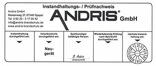 ABF Feuerlöscher Andris 2L für Fettbrände mit Manometer