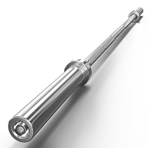 Olympic Barbell Bar 2 Inch EZ Curl Bar for Biceps Olympic Bar for Squats Weightlifting Powerlifting Strength Training Bar for Home Gym Olympic Curl Bar Standard Olympic Bar for Bench Press