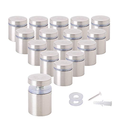 Osring 1 Inch x 1 Inch Sign Standoffs Mounting Hardware, Wall Standoff Holder