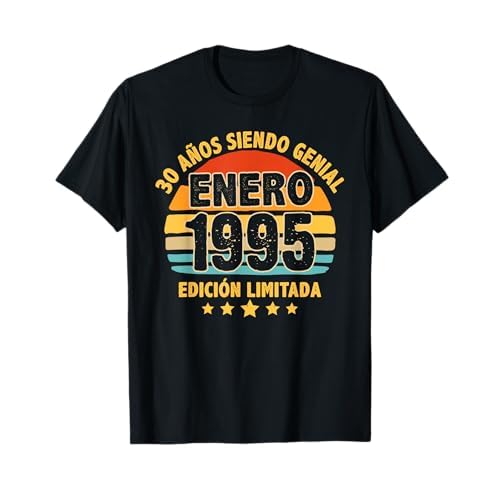 Enero 1995 30 Años Hombre Cumpleaños Regalo Enero 1995 Camiseta