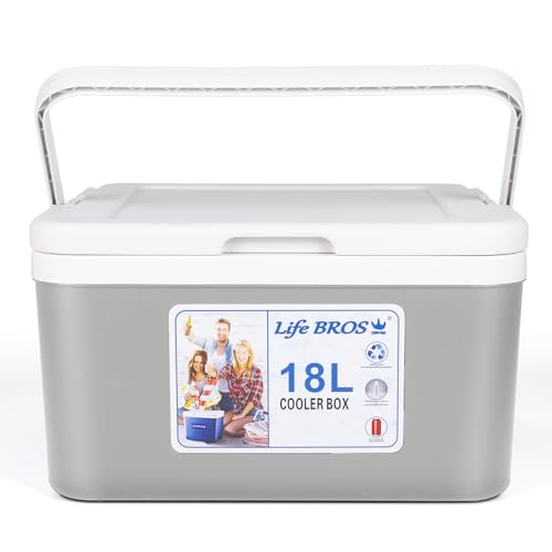 LifeBROS 19qt Insulated Portable Cooler Leak-Proof Lunch Box with Ice Chest