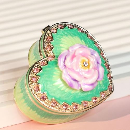 Boîte à bibelots en forme de cœur, le cadeau idéal pour anniversaires