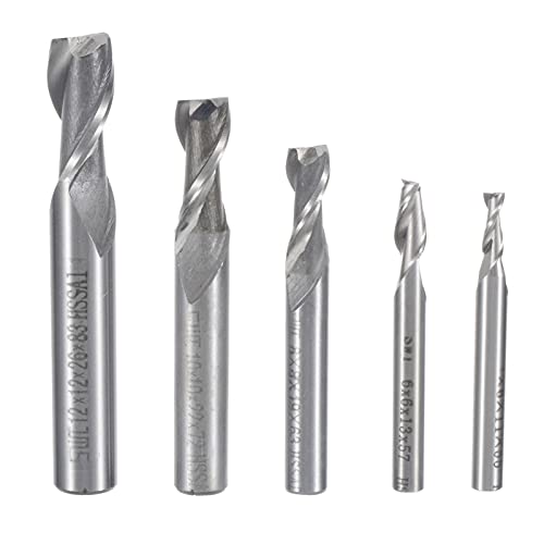 Kengbi Thread Mill 1Pc 4/6/8/10/12Mm Cnc Mill Cutter Bit 2 Flute Straight Shank End Mill Steel Milling Cutter For Milling Machine Accessories (Dimensions : 10Mm) #TOP2