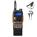 BaoFeng GT-3TP Mark-III Tri-Power 8/4/1W Two-Way Radio Transceiver with 7.4V 3800mAh Battery, Dual Band 136-174/400-520 MHz True High Power, Upgraded Chip, High Gain Antenna, Car Charger