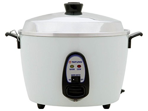 Tatung – TAC-10G (SF) – 10 Cup Rice Cooker – White Aluminum Cook