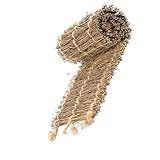 Matériau naturel et durable : Confectionné à partir de bambou soigneusement tissé, ce fond présente une texture raffinée et finition soignée qui assure une utilisation prolongée tout en apportant une touche chic et délicate à vos décors