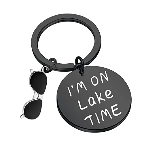 Porte-clés Lake House Gifts gravé pour vos clés de maison de vacances