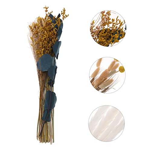 Cabilock 57 Unidades Decoração de flores secas decoração de casa plantas secas naturais junco para d