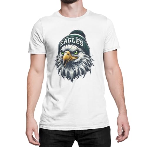 T-shirt moderne pour homme Design football américain T-shirt NFL Tenue sportive à manches courtes Tailles XS à 5XL, Blanc., XL