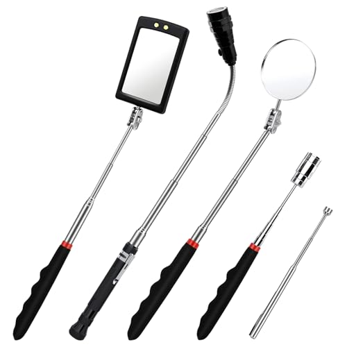 5 Pcs Telescoping Magnetic Pickup Tool Set with 1&15 lb Pickup...