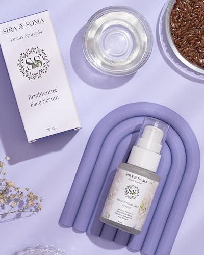 Image of Sira & Soma Brightening Face Serum|Ayurvedic Formula|Fruit Extracts|Aloevera|Vitamin C & Shata Dhauta Ghrita|Remove Pigmentation Naturally|Brightening Anti Acne|Ayurvedic Formula|30 Ml