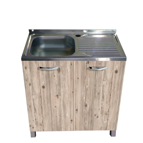 MABEL Mobile Sottolavello Cucina Node Organizer in Legno Nobilitato con